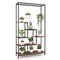 6-tier Tall Plant Stand 71" Metal Indoor Plant Shelf With 10 Hanging Hooks